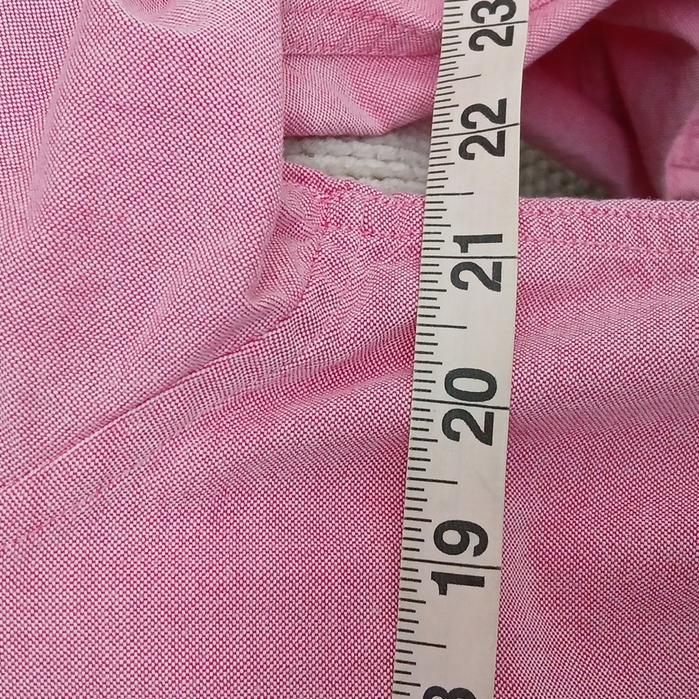 LL Bean Pink Oxford Button Down - Picture 6 of 7